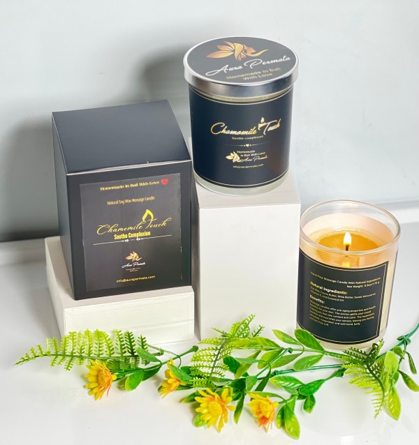 Chamomile Touch Massage Candle 170Grams