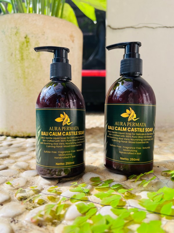Bali Calm Castile Soap – Pure Gentle Cleanser for Sensitive & Delicate Skin