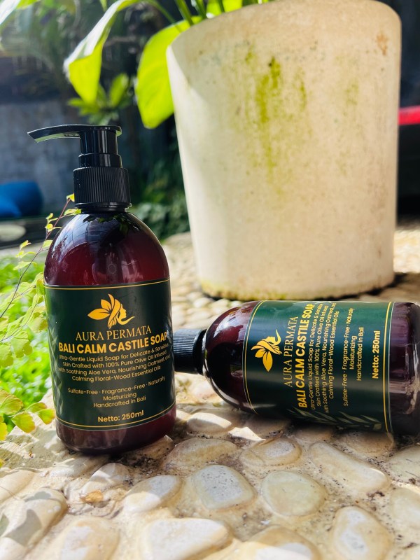 Bali Calm Castile Soap – Pure Gentle Cleanser for Sensitive & Delicate Skin